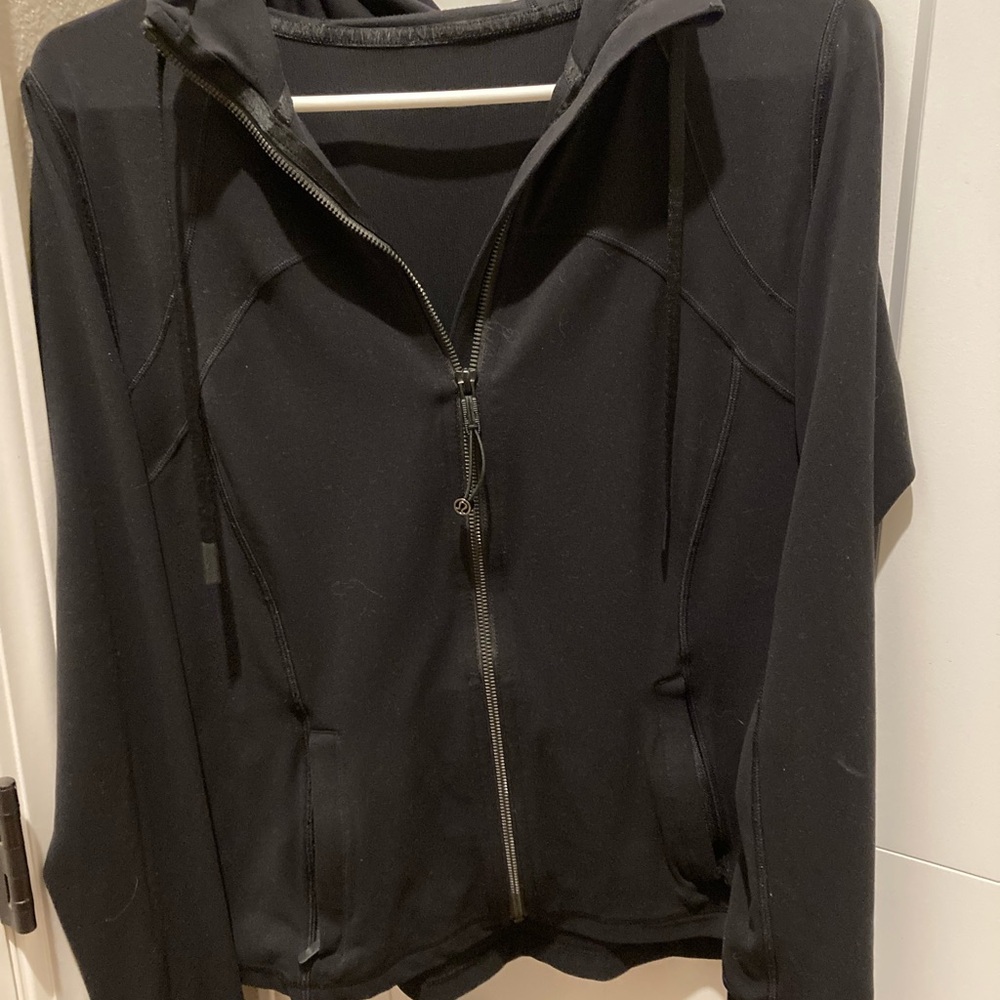 lululemon athletica Classic Black Zip-Up Hoodie
